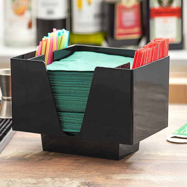 CounterTop Bar Caddy Napkin & Straw Holder Be Favored Shop